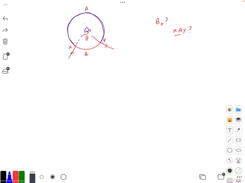 68-a-current-enters-a-uniform-conducting-loop-of-radius-r-at-x-and-leaves-at-y-calculate-the-magnetic-field-at-o-due-to-the-portion-xay-of-the-loop-1-zero-2-fracmu-operatornameros-theta2-pi-theta8-pi2