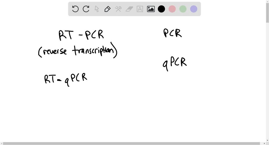 SOLVED Which PCR technique(s) use cDNA as the template for the PCR