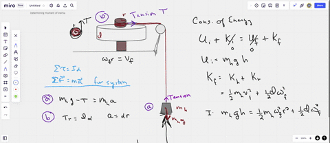 1-considering-the-setup-in-figure-2-please-use-eqs-3-5-to-show-that-the-torque-exerted-on-the-rotating-object-is-mhrlg-the-total-at-kinetic-energy-of-the-system-is-ktotal-mnro-in-this-lab-10-13793