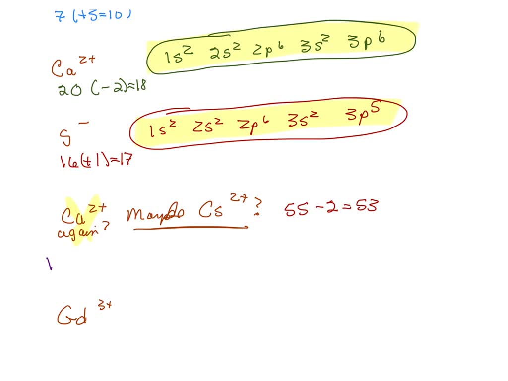 SOLVED Using the complete subshell notation, what is the electron