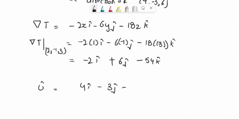 the-temperature-at-a-point-x-y-z-is-given-by-tx-y-z-100ex2-3y2-9z2-where-t-is-measured-in-c-and-x-y-z-in-meters-a-find-the-rate-of-change-of-temperature-at-the-point-p2-1-3-in-the-direction-21038