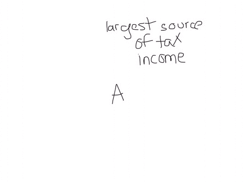 which-tax-is-the-largest-source-of-tax-revenue-in-the-united-states-a-corporate-profit-taxes-b-value-added-taxes-c-social-insurance-taxes-d-national-sale-taxes-e-personal-income-taxes