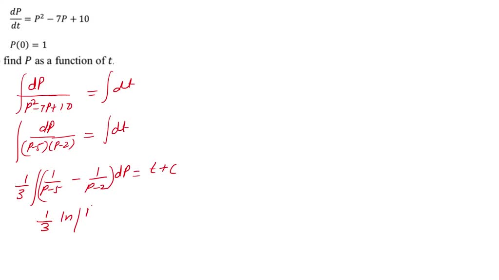 SOLVED: Problem 7. (20 pts) Consider the following differential ...