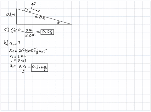 lab-manual-and-ch-33-a-block-is-at-the-top-of-a-frictionless-ramp-that-is-20-m-long-and-010-m-high-at-one-end-use-the-figure-and-coordinate-system-shown-in-the-lab-manual-and-in-textbook-exa-65925