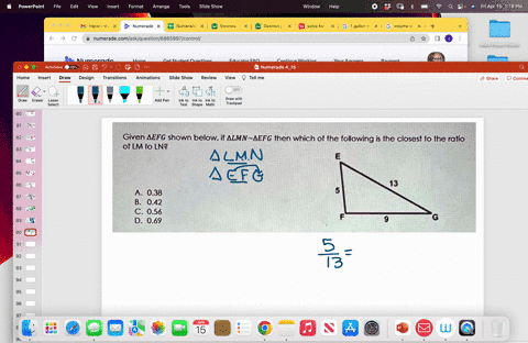 civen-aefg-shown-below-if-almnaefg-then-which-of-the-following-is-the-closest-to-the-ratio-ofim-to-ln-038-042-056-069-62637