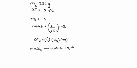 a-the-boiling-point-of-water-is-1000c-at-1-atmosphere-how-many-grams-of-manganeseii-sulfate-1510-gmol-must-be-dissolved-in-2870-grams-of-water-to-raise-the-boiling-point-by-0400c-refer-to-th-26394