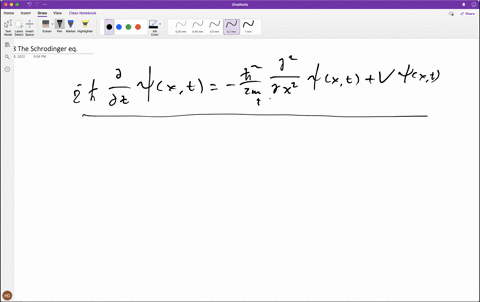 ques-8-the-schrodinger-wave-equation-in-its-time-dependent-form-for-a-particle-of-energy-emoving-in-a-potential-v-in-one-dimension-is-awxt-h-a4xt-ih-vyxt-ot-2m-8x2-interpret-the-equation-abo-14995