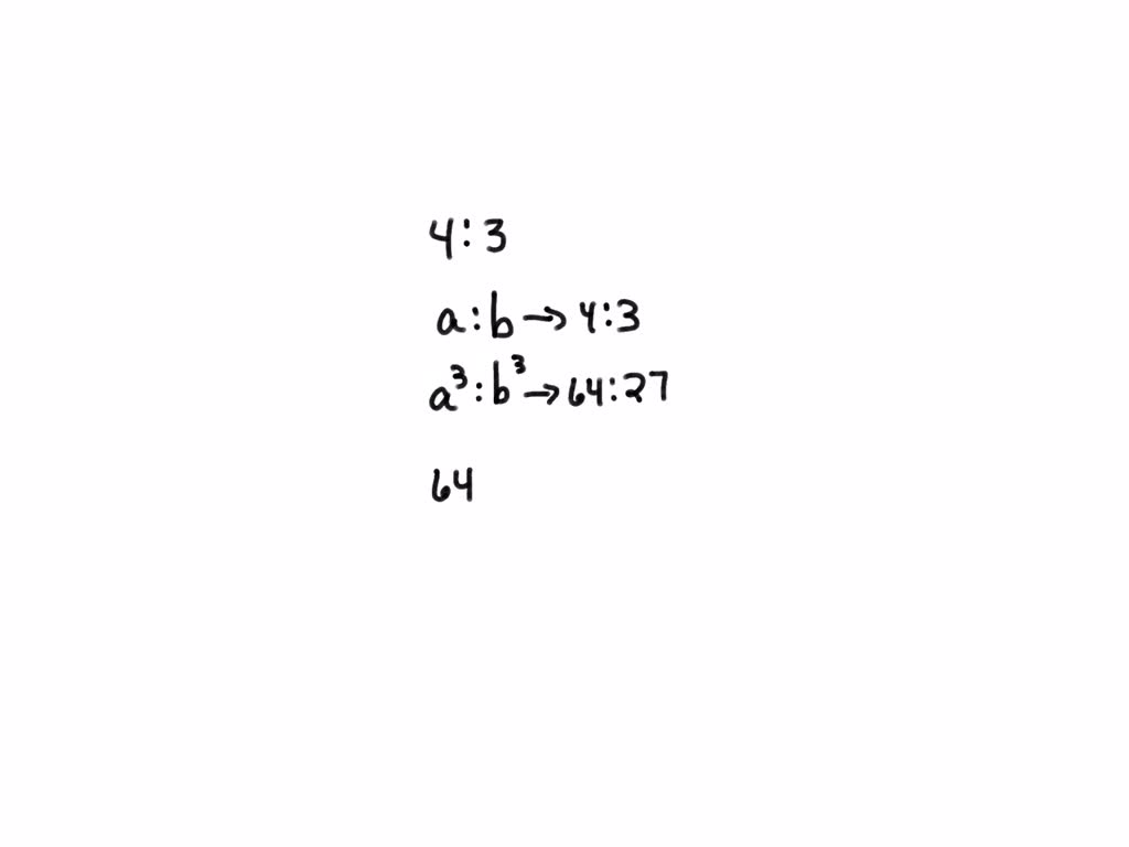 Linear Ration Problems SOLVED: the volume of a larger prism is 128 cubic cm. if the prisms are ...