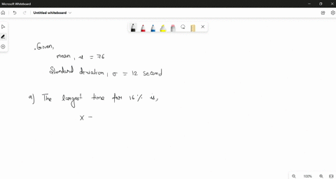 the-length-of-time-it-takes-to-complete-a-word-puzzle-is-found-to-be-normally-distributed-with-a-mean-of-76-seconds-and-a-standard-deviation-of-12-seconds-using-the-50-34-14-figures-find-the-41693