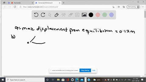 if-an-object-on-a-horizontal-frictionless-surface-is-attached-to-a-spring-displaced-and-then-released-it-will-oscillate-if-it-is-displaced-0120-m-from-its-equilibrium-position-and-released-with-zero-i