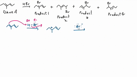 mechanism-addition-of-hbr-t0-diene-a-gives-mixture-of-several-products_-products-and-2-are-derived-from-the-reaction-of-the-alkene-on-the-left-while-products-3-and-4-are-derived-from-the-rea-93665
