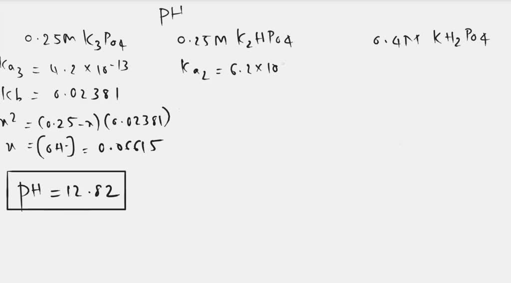 SOLVED: Texts: a) Calculate the pH of 0.115 M sodium dihydrogen ...