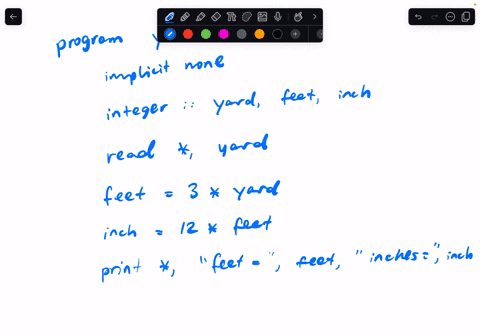 22-read-the-following-program-and-explain-what-it-does-trace-it-with-yard-20-program-yard-feet-implicit-none-integer-yard-feet-inch-read-yard-feet-3-yard-inch-12-feet-print-feet-feet-inches-inch-end-p