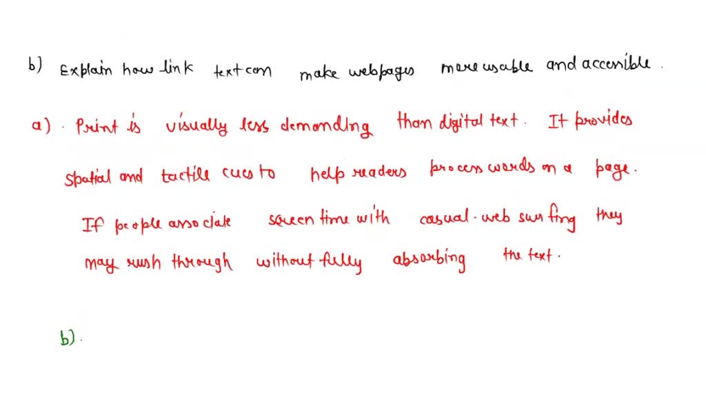 SOLVED: Although the rules of good writing apply equally to the Web as ...