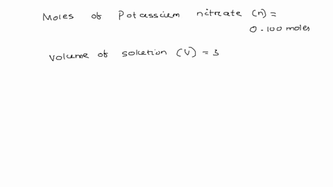 what-is-the-molar-concentration-of-a-solution-prepared-by-dissolving-0100-mole-of-potassium-nitrate-in-enough-water-to-prepare-500-ml-of-the-solution-a-250-x-10-4-m-b-00400-m-c-0850-m-d-400-26132