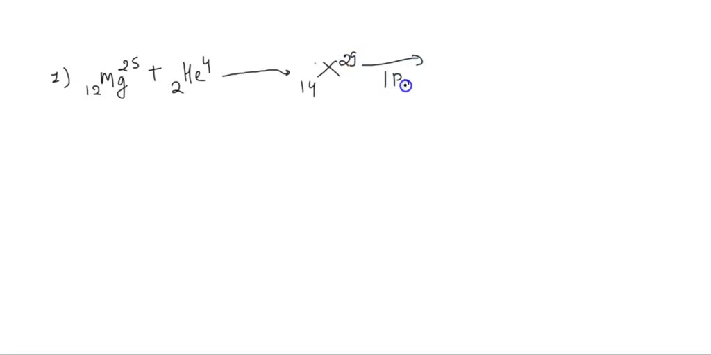 SOLVED: Write and balance the nuclear reactions represented in the ...