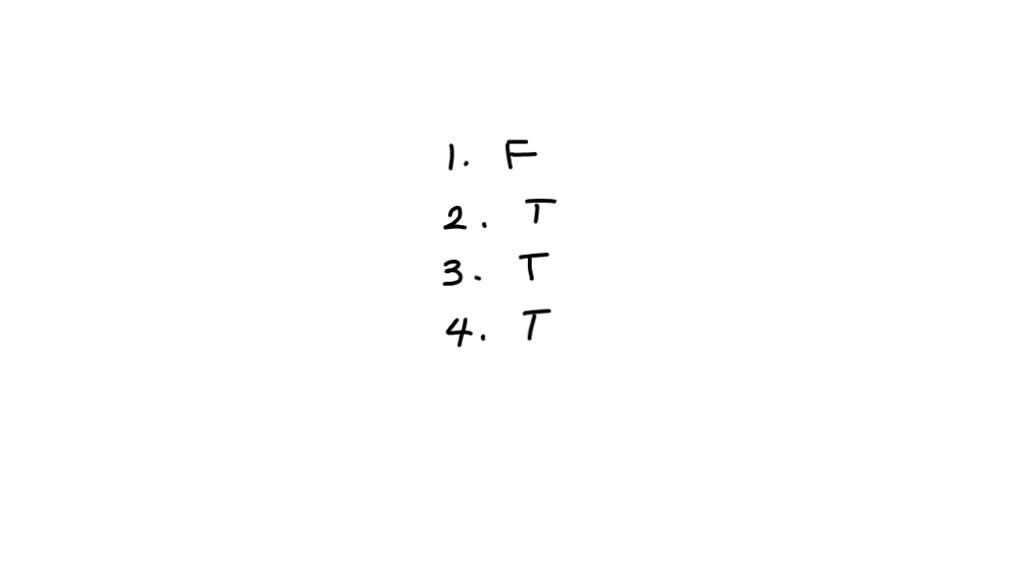 Which of the following is true? Select all that apply. True False 