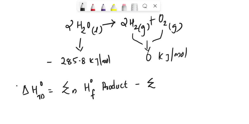 SOLVED 2 Using standard heats (8)ZHE of formation, co(e) calculatc the