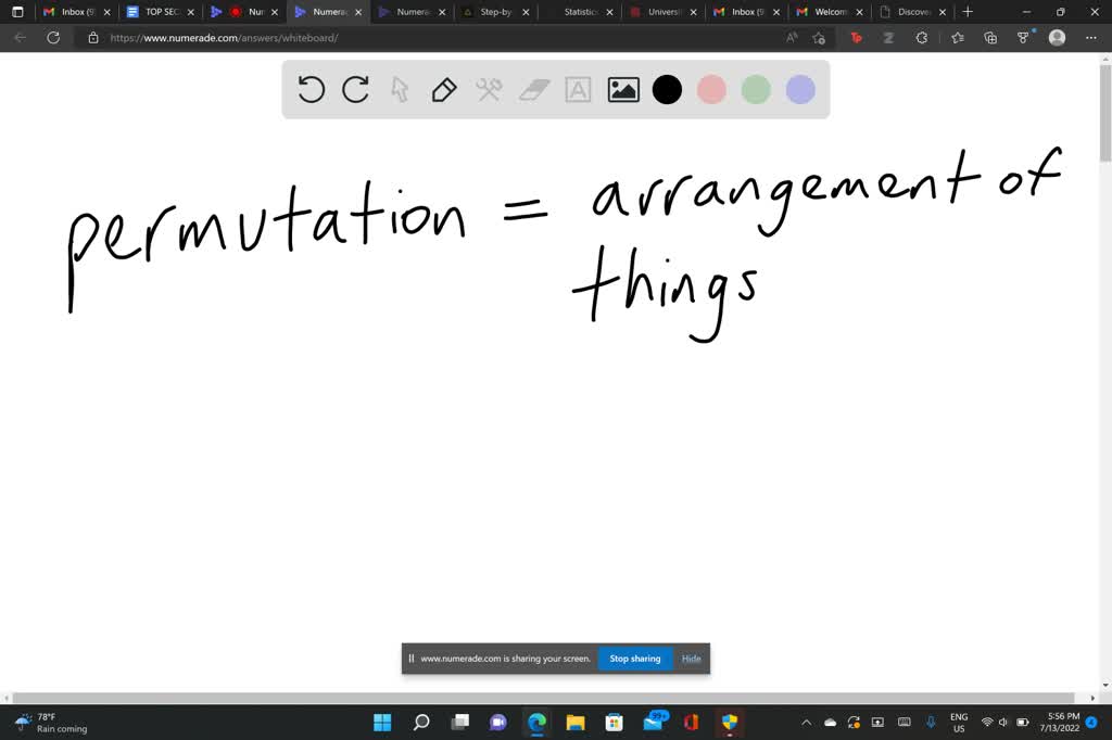 SOLVED How many ways are there to arrange 4 different books side by