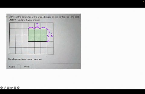 work-out-the-perimeter-of-the-shaded-shape-on-the-centimetre-cm-grid-state-the-units-with-your-answer-the-diagram-is-not-drawn-to-scale_-value-units-79177