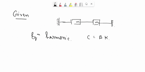 2-consider-the-harmonic-base-excitation-case-for-the-2dof-system-from-the-lab-module-as-shown-in-fig-2-a-write-the-equations-of-motion-of-the-harmonically-forced-system-that-is-proportionall-46181