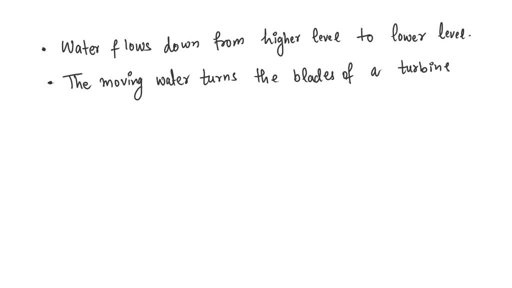 SOLVED PLEASE HELP ASAP!! in hydroelectric power plants the energy