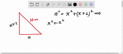 the-hypotenuse-of-a-right-triangle-is-10m-long-the-longer-leg-is-2m-longer-than-the-shorter-leg-find-the-side-lengths-of-the-triangle-41135