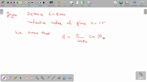 when-the-light-illustrated-in-figure-mathrmp-3519-passes-through-the-glass-block-it-is-shifted-later-58564
