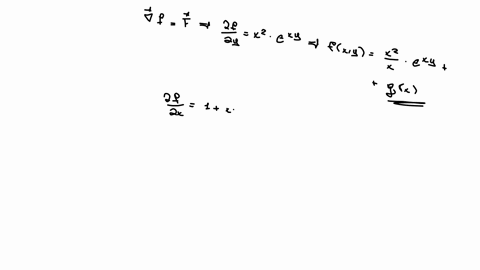 7-10-points-let-vecfx-yleftlangle1x-y-ex-y-x2-ex-yrightrangle-be-a-given-force-field-and-let-c-vecrtlanglecos-t-2-sin-trangle-quad-0-leq-t-leq-1-be-a-given-path-a-5-points-find-a-potential-function-fo