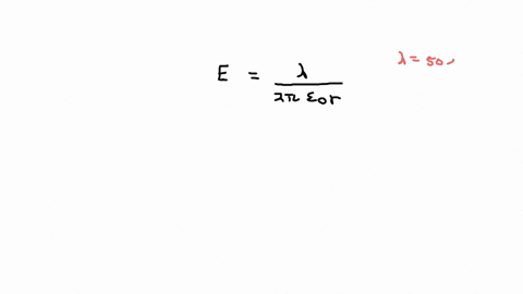 a-very-long-thin-wire-has-a-uniform-linear-charge-density-of-50-mu-mathrmc-mathrmm-what-is-the-elect-43956