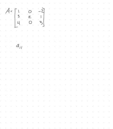 use-the-following-matrix-1-0-2-a-3-2-1-4-0-3-what-is-the-element-a11-a11-85908