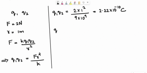 two-charges-separated-by-one-meter-exert-a-20-n-force-on-each-other-if-the-magnitude-of-each-charge-is-x4-and-the-distance-between-themn-doubled-the-force-on-edch-charge-05-ln-20-n-4n-80-n-26616