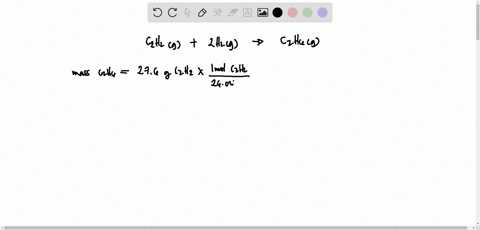 when-279-g-of-acetylene-reacts-with-hydrogen-242-g-of-ethane-is-produced-what-is-the-percent-yield-of-c2h6-for-the-reaction-c2h2g2h2gc2h6g-37574