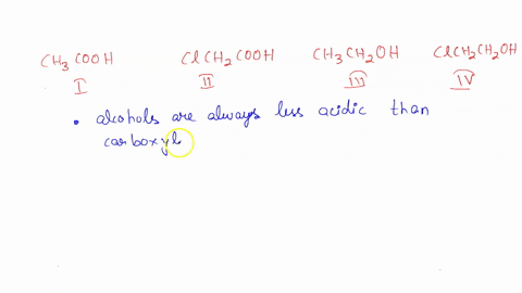 rank-the-following-compounds-in-order-of-increasing-acidity-putting-the-least-acidic-first-chcooh-cich-cooh-chch-oh-cich-ch-oh-m-ii-1-il-iv-iii-i-iv-il-ml-iiv-iii-iii-iv-il-45226