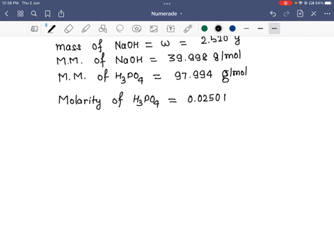 for-the-following-write-a-balanced-equation-for-the-neutralization-reactions-then-solve-the-question-how-many-ml-of-00250-m-h3po4-are-required-to-neutralize-2520-g-of-naoh-mms-naoh-39998-h3p-94213