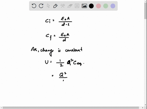 how-much-work-would-be-required-to-remove-a-metal-sheet-of-thickness-l-from-between-the-plates-of-a-capacitor-assuming-the-battery-is-disconnected-so-the-charge-remains-constantexpress-your-91898