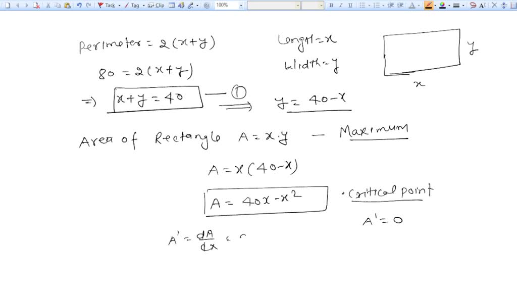 SOLVED For Rectangles That Have Fixed Perimeter Of 80 What Are The solved-for-rectangles-that-have-fixed-perimeter-of-80-what-are-the