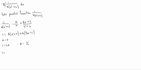 -2-points-4-evaluate-the-following-indefinite-integral-using-the-method-of-partial-fractions_-8-dx-xx2-4-1-assume-that-the-integrand-can-be-written-in-the-form-a-bx-c-x2-4-set-up-a-system-of-90342