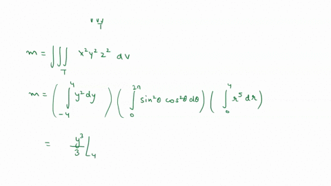 find-the-total-mass-of-a-mass-distribution-of-density-0-in-a-region-t-in-space-a-0-xlyzl-t-the-cylindrical-region-x2z216-lyls4-0-arctan-y-b-t-xy-xy2z2sa-zs0-25347