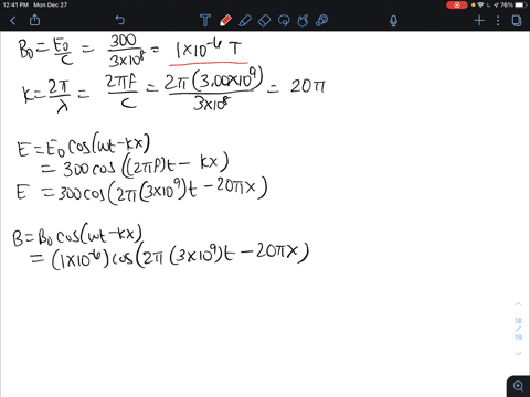 write-expressions-for-the-electric-and-magnetic-fields-of-a-sinusoidal-plane-electromagnetic-wave-ha-49148