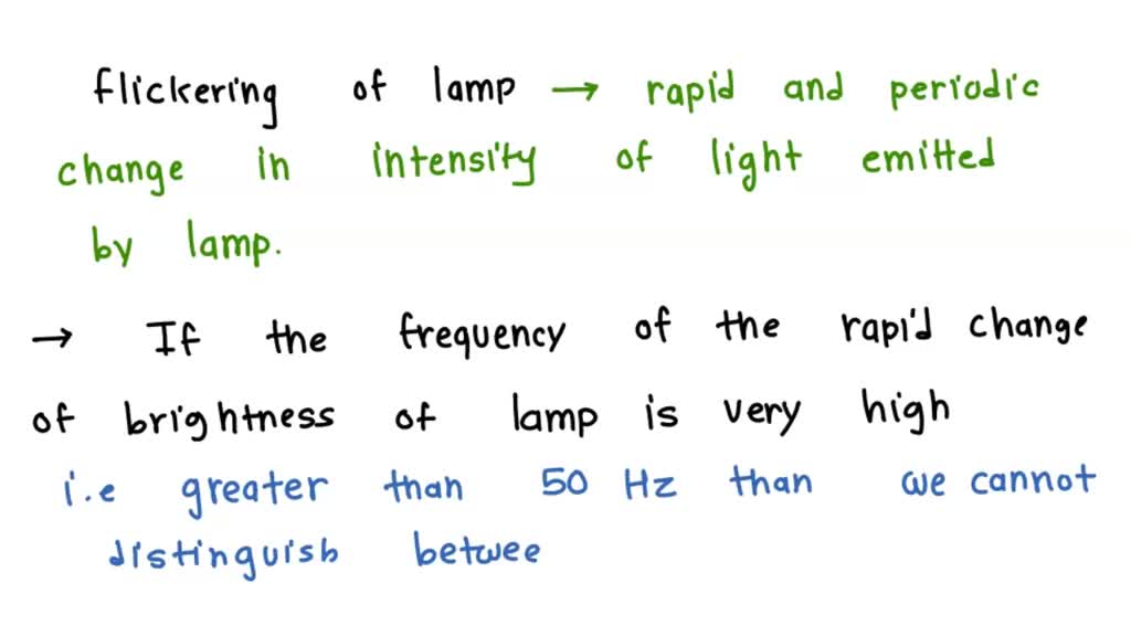 SOLVED Why do fluorescent lamps in the Philippines flicker 60 times