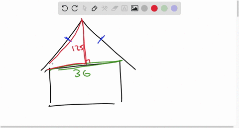 the-roof-of-a-house-is-to-extend-up-135-feet-above-the-ceiling-which-is-36-feet-across-forming-an-is-64486