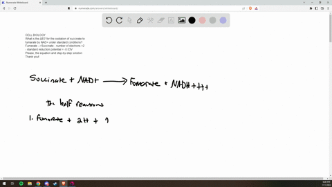 cell-biology-what-is-the-e0-for-the-oxidation-of-succinate-to-fumarate-by-nad-under-standard-conditions-fumarate-succinate-number-of-electrons-2-standard-reduction-potential-003v-please-the-46761