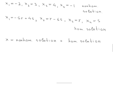 suppose-that-x1-2x2-3x3-44-solution-of-nonhomogeneous-linear-system-ax-and-that-the-solution-set-of-the-homogeneous-system-ax-0-is-given-by-the-formulas-x1-sr-4x2-r-6s3-n-x4-find-vector-form-63395