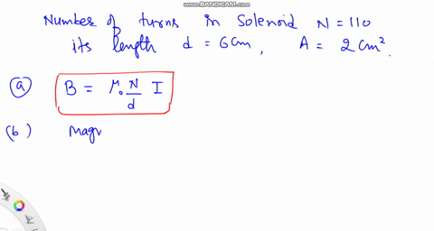 a-solenoid-consists-of-n-110-turns-of-wire-in-a-coil-of-length-d-6-cm-and-cross-sectional-area-a-2-cm2-assume-that-the-magnetic-field-is-uniform-inside-the-solenoid-and-ignore-end-effects-a-04082
