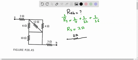 45-what-is-the-equivalent-resistance-between-points-a-and-b-in-figure-p28452-12-2-6n-m-4-2-10-3-figure-p2845-93738