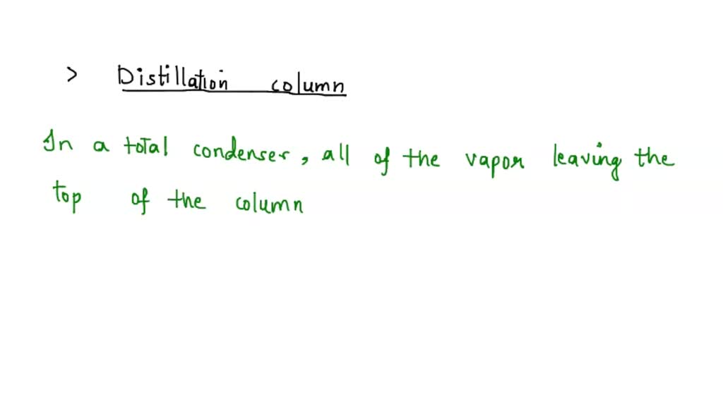 SOLVED: A column is to be designed to separate 250 mol/h feed of 75 mol ...