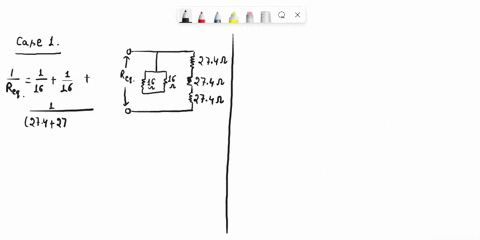 what-is-the-total-resistance-of-an-electrical-circuit-considering-three-274-ohm-resistors-connected-in-series-and-two-16-ohm-resistors-connected-in-parallel-35185