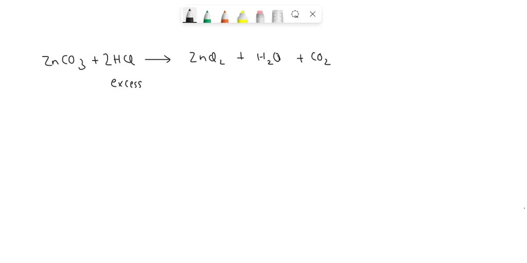 SOLVED Write net ionic equation for the reaction that occurs when zinc carbonate and