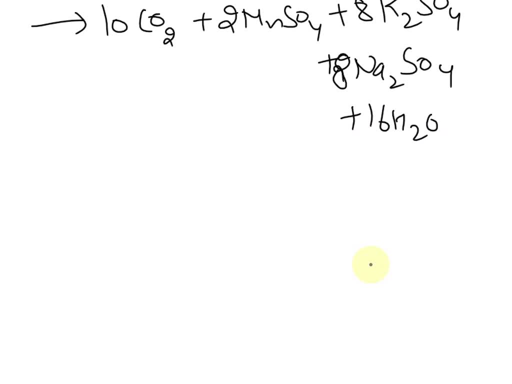 SOLVED KMnO4 can be standardized in acidic media by using its redox